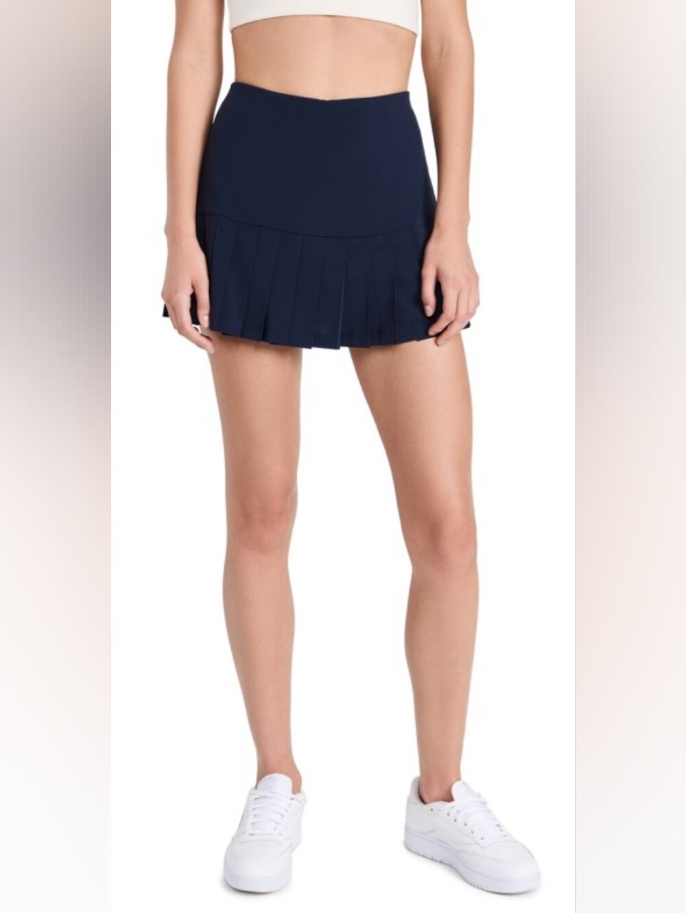 Tory Sport Navy Pleated Tennis Skort Size M